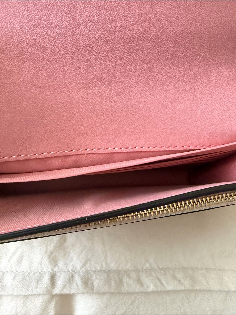 Coach Brown Signature Floral Crossbody with Pink Accents - Picture 3 of 5